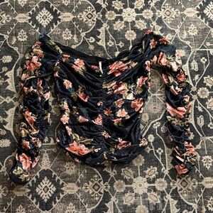 Free People Velvet Top XS